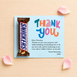 Teacher's Day Chocolate & Personalized Thank You Card DKG-1419