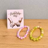 Bracelet & Friendship Themed Card Gift Set DKG-1477