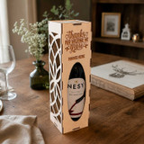 Custom Name Engraved Wine Holder With Wine Gift Set DKG-1495