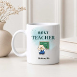 Teacher Gift Mug with Personalized Name Print JNK-7642