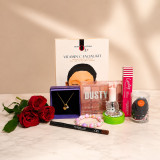 Red Rose & Beauty Accessories Gift Set