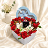 Roses, Chocolates & Accessories Gift Box JNK-7678