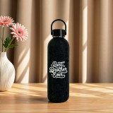 Best Brother Ever Engraved Matte Black Bottle DKG-1555