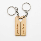 Personalised HeartLink Couple Keyring WP-12