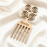 Personalized Wooden Hair Comb WP-30