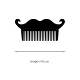 Personalized Wooden Mustache Hair Comb WP-32