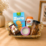 Wellness Gift Basket with Sugar Free Treats SK-3389