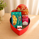 Beautiful Stone Rakhi with Sweet Celebration Box SK-3400