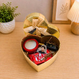 Pyaro Dai Rakhi Gift Combo with Personalized Keyring & Candle JNK-7725
