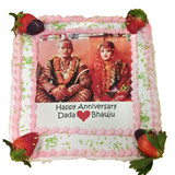 Anniversary Photo Cake for Kathmandu Valley