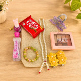 Beauty Essentials, Pearl Jewelry & Sweet Treat Gift Set SK-3420