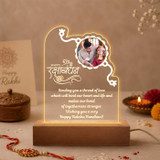 Personalised Raksha Bandhan Acrylic LED Lamp SK-3426