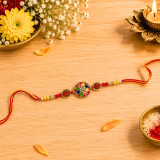 Vibrant Multi-Color Enamel Rakhi RT-1167