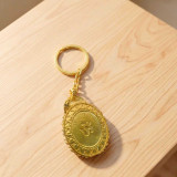 Golden Ganesh & Om Symbol Keychain KH-40