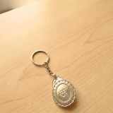 Silver Ganesh & Om Symbol Keychain KH-41