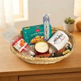 Happy Raksha Bandhan Mug & Chocolate Gift Set with Rakhi SK-3477