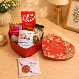 Raksha Bandhan Gift for Sister with Mug, Rasbhari & Dry Nuts JNK-7807