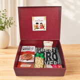 Rakhi Gift Combo Box with T-Shirt & Snacks JNK-7808