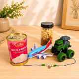 Fun Raksha Bandhan Gift Hamper for Brother With Toys & Nuts SK-3488