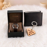 Wallet, Watch & Personalized Keychain Gift Set DKG-1639