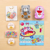 Doraemon Coin Box, Bead Kit & Rubber Bands Gift Set DKG-1748