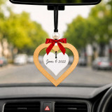Custom Date Engraved On Car Charm WP-94