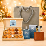 Sweets, Perfume, Cashew & Wallet Gift Set