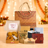 Mix Dry Nuts, Sweets, Perfume, Comb & Wallet Gift Set DKG-1779