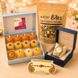 Watch, Rakhi & Sweets Hamper DKG-1791
