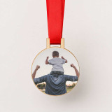 Personalized Best Dad Wooden Medal SK-3559