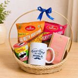 Best Dad Mug, Snack & Tea Gift Set DKG-1800