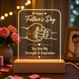 Father’s Day LED Acrylic Desktop Plaque Gift SK-3571