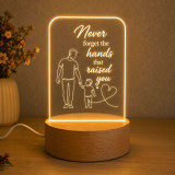 Forever Guided by Dad LED Lamp SK-3583