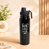 Best Dad Ever Portable Sports Bottle - 1000ml SK-3589