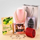 Bangles, Moti Mala & Eye Shadow Gift Hamper DKG-1903