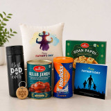 Vacuum Mug, Keyring, Cushion & Sweets Hamper DKG-1909