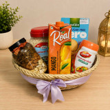 Healthy & Nutritious Wellness Gift Basket With Nuts SK-3676