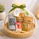Forever Guided by Dad Father's Day Gift Basket with LED Lamp & Nuts SK-3683