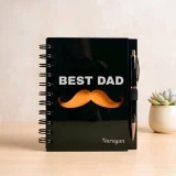 World's Best Dad Personalized Gift Basket Wth Acrylic Diary & Nuts SK-3684