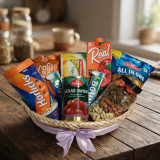 Delicious Treats & Healthy Dry Fruits Gift Basket With Nuts & Sweets SK-3689