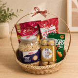 Snacks, Healthy Treats & Chocolate Gift Combo DKG-1926