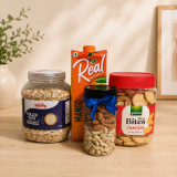 Healthy Oats, Dry Fruits & Mango Juice Gift Hamper AM-505
