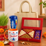 Happy Dashain Festive Treats & Dry Fruits Gift Hamper SK-3773