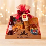 Festive Dry Fruits & Wine Hamper