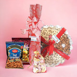 Sweet Red Wine, Dry Nuts Tray, Namkeens with Gourmet Chocolates
