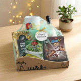 Wine, Snacks & Festive Mug Gift Hamper DKG-1991