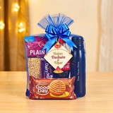 Personalized Dashain & Tihar Gift With Snacks & Bottle DH-102