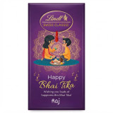 Lindt Chocolate 100g Bhai Tika Printed Wrapper with Name JNK-8167