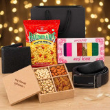 Drynuts Box, Tika, Belt & Wallet Hamper DKG-2035