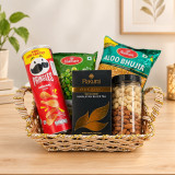 Snacks, Dry Nuts & Rakura Tea Gift Basket